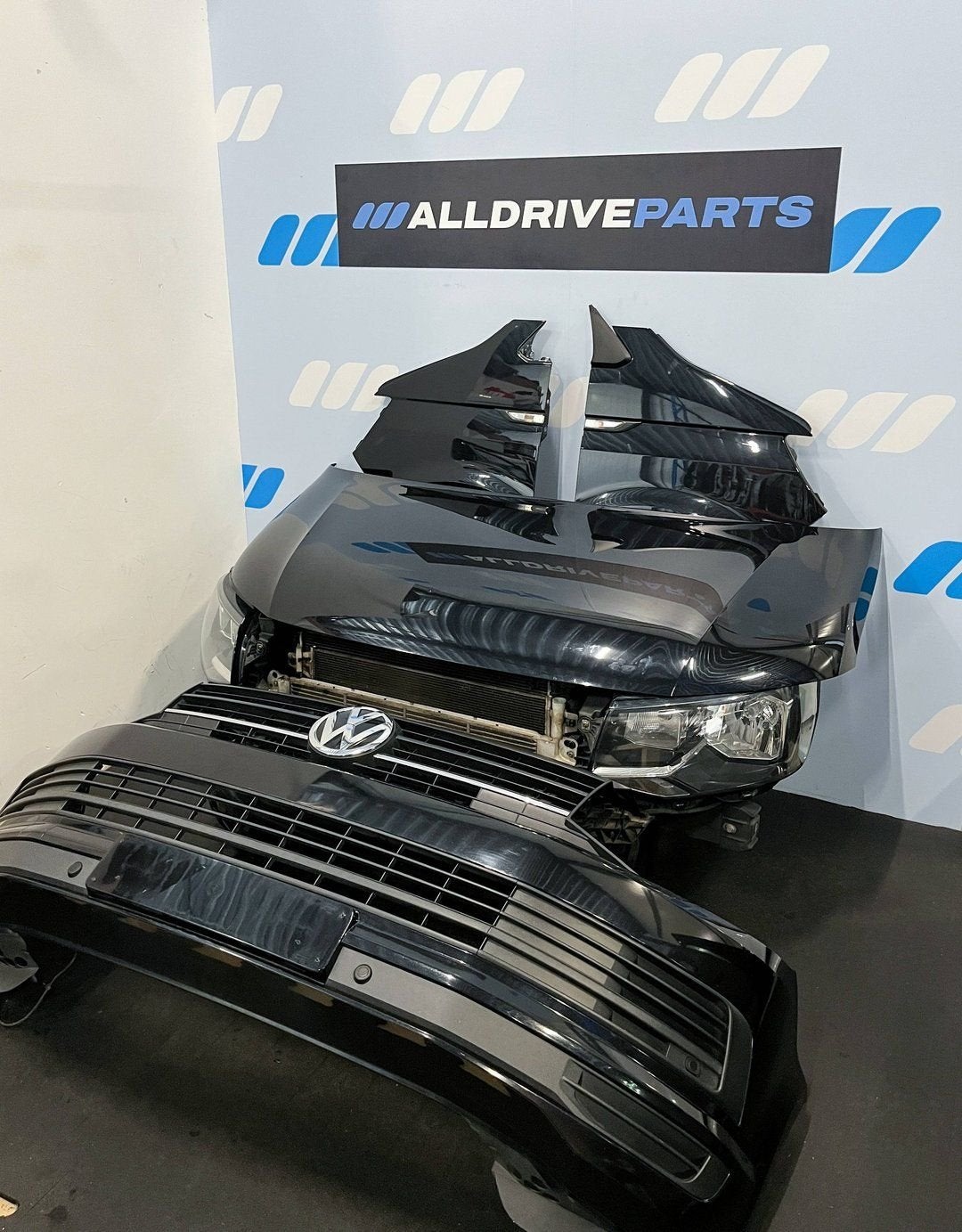 Complete voorkop VW Volkswagen Transporter T6 zwart LC9X, Auto-onderdelen, Gebruikt, -, Voor, -