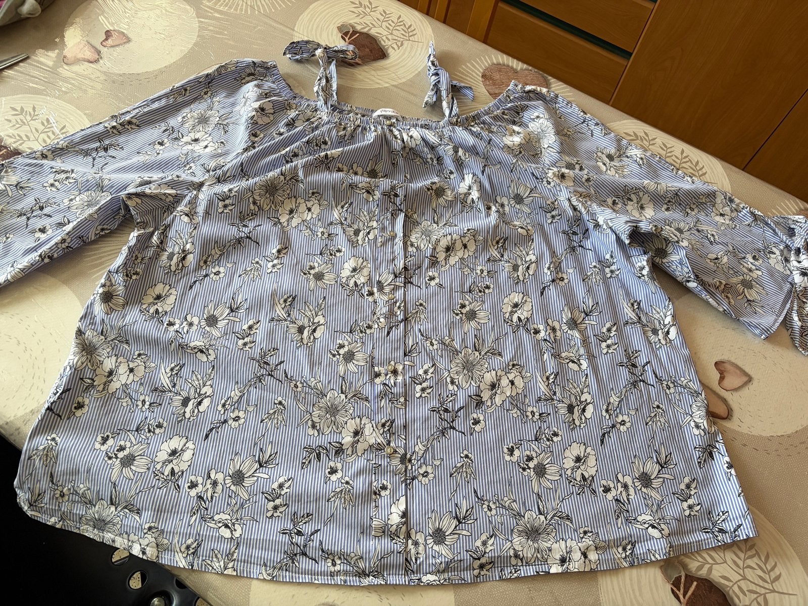 Paprika blouse — Grote maten (ca. 50/52), Kleding | Dames, Grote Maten, Ophalen of Verzenden, Zo goed als nieuw