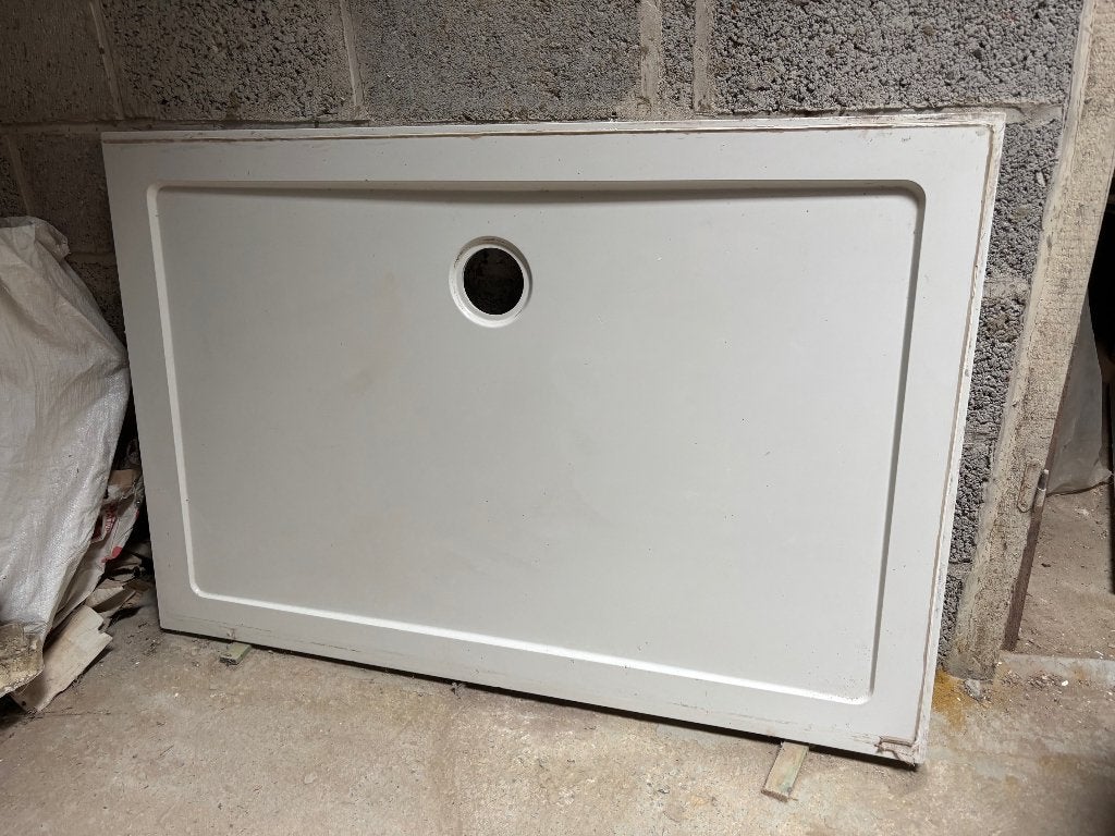Douchebak 120 x 80, Ophalen, Gebruikt