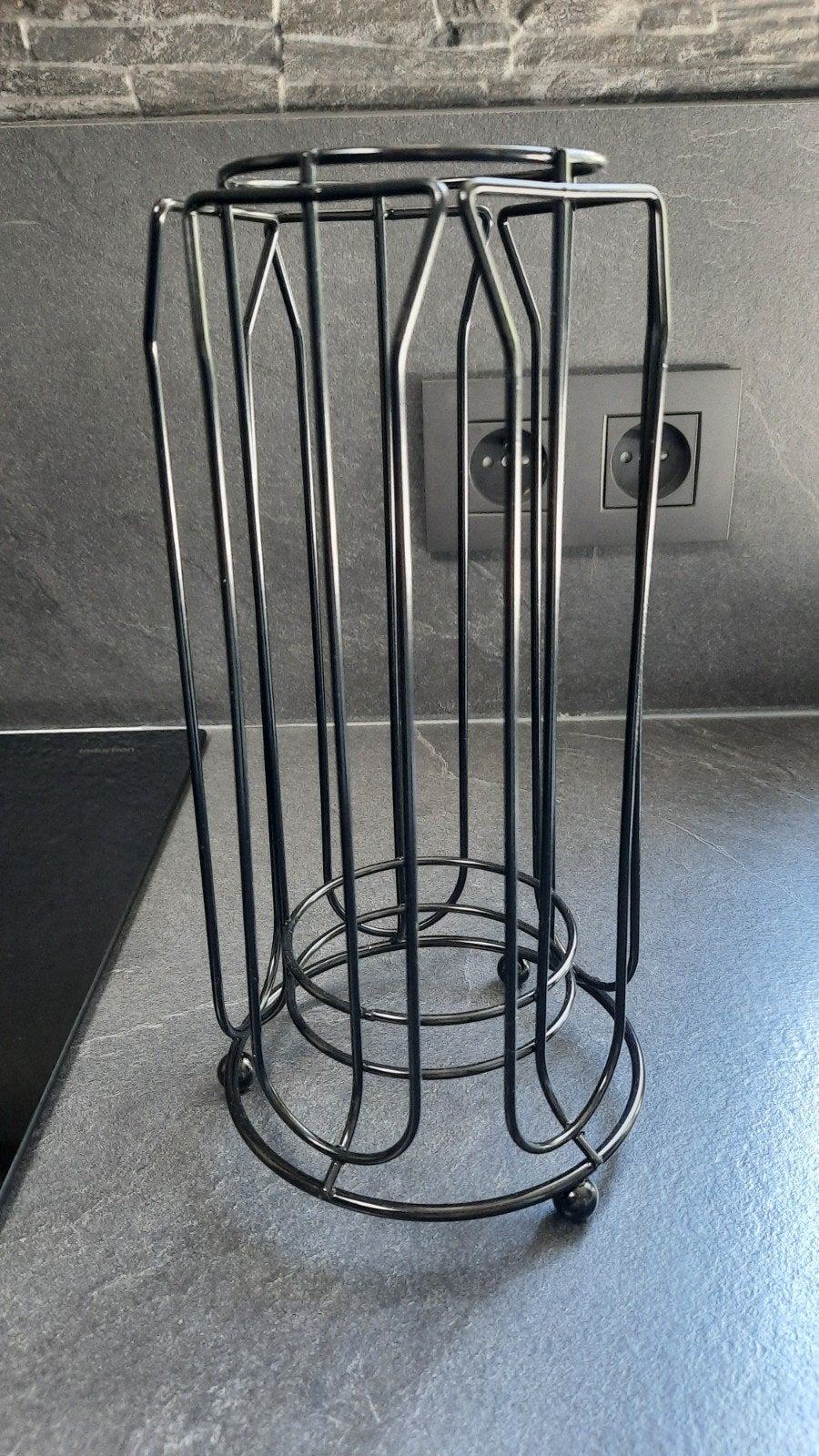 Koffiecupshouder, Ophalen