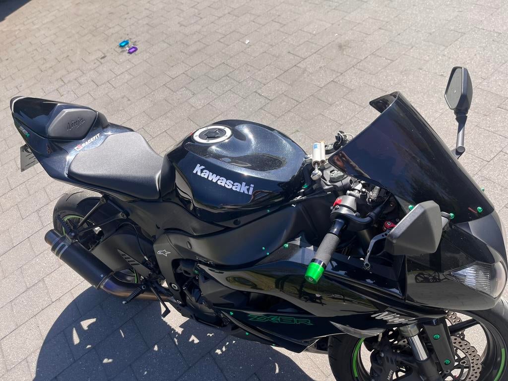 Kawasaki zx6r, Motoren, Sportuitlaat, 4 cilinders, Particulier, 600 cc