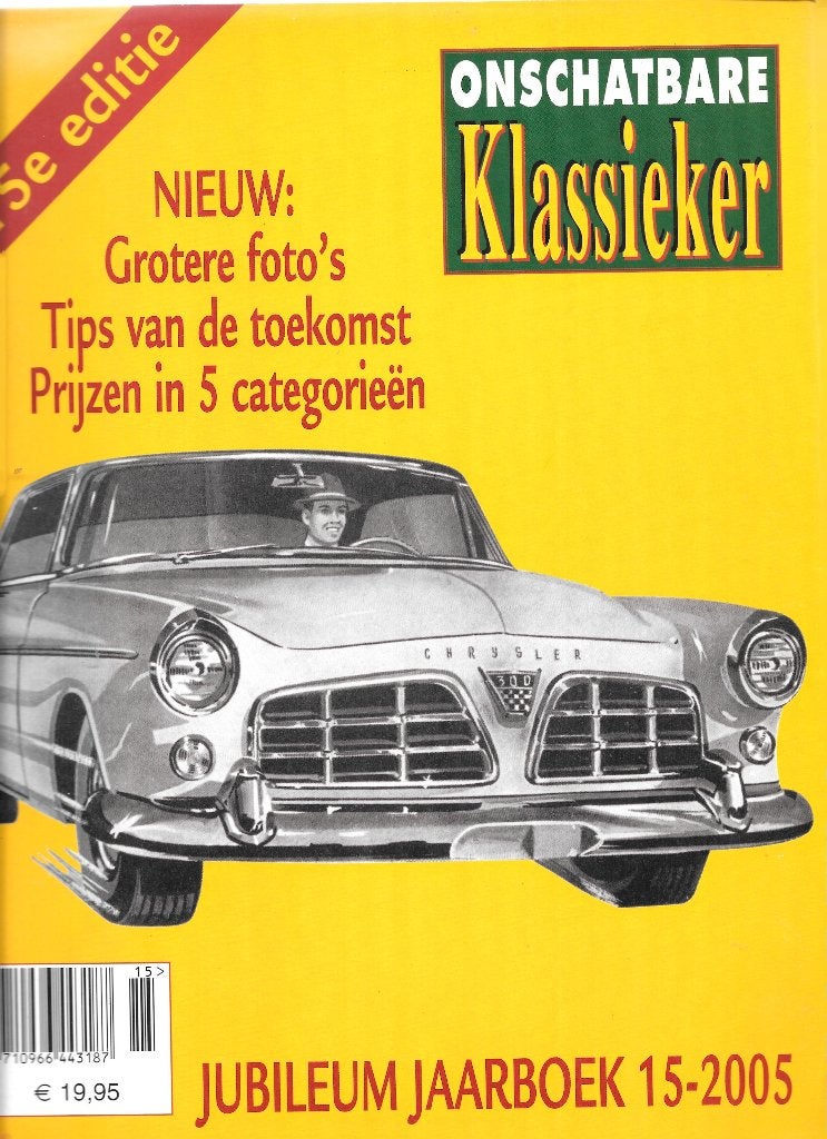 "DE ONSCHATBARE KLASSIEKER", Livres, Autos | Livres, Enlèvement ou Envoi, Comme neuf