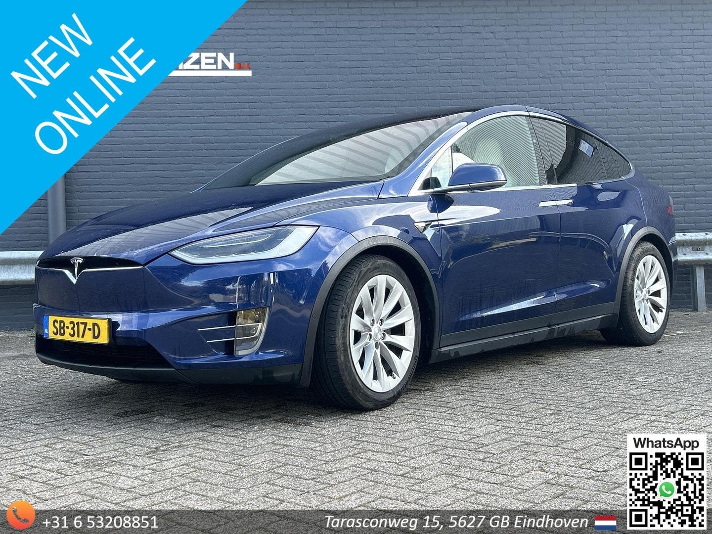 Tesla Model X 100D 7p. | Camera | Leder | Cruise | Climate |, Autos, Model X, Achat, 100 kWh, Entreprise