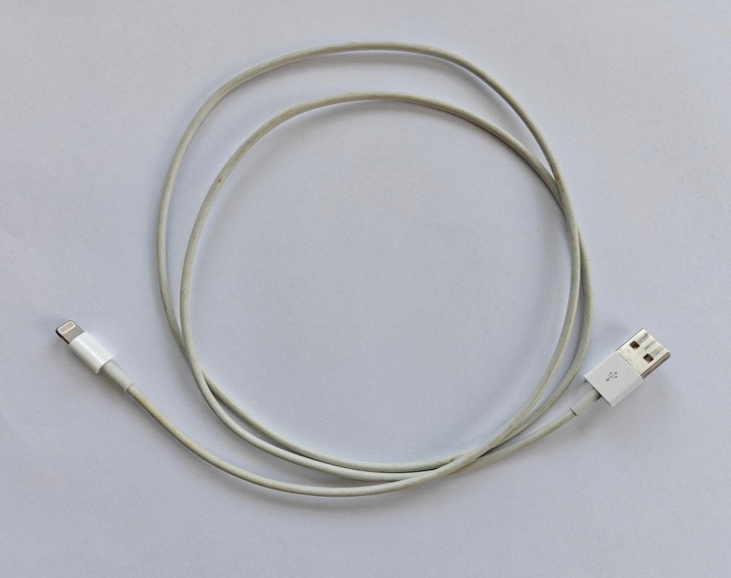 Apple USB naar type lightning kabel 1m, Télécoms, Lightning, Enlèvement ou Envoi, Apple, Utilisé