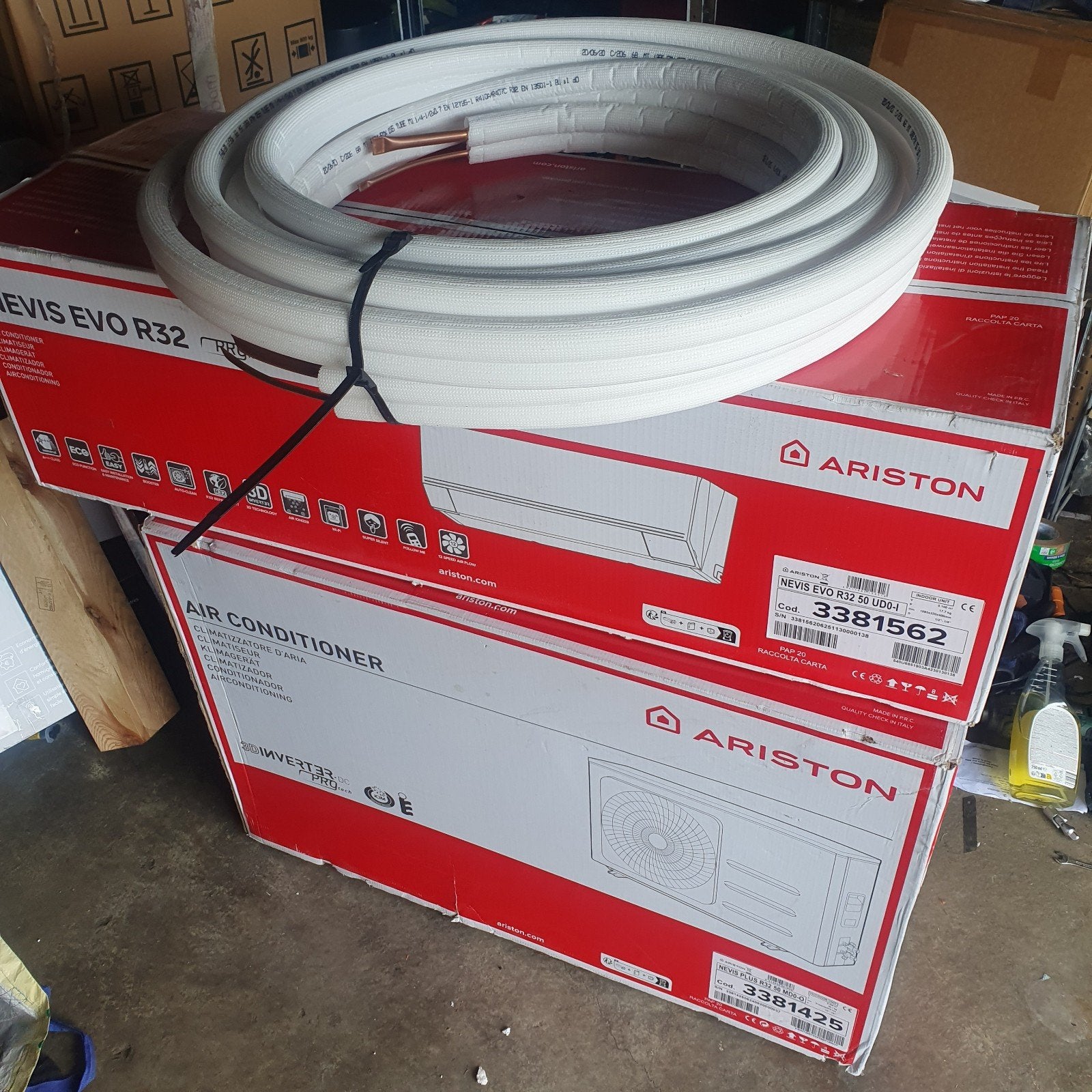 Climatisation ariston 5kw neuve, Enlèvement