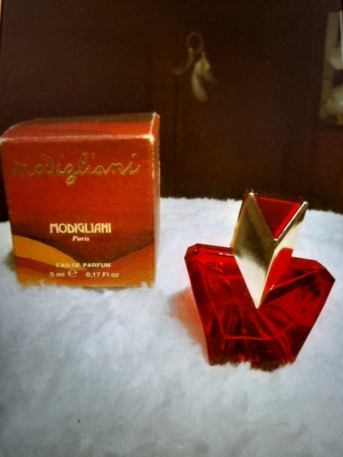 Miniatuur „Vintage” van Modigliani Eau de Parfum 1996 vol, Ophalen of Verzenden, Miniatuur
