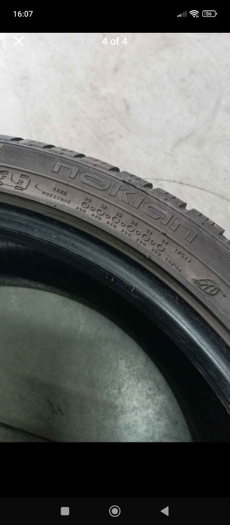 2 Pneus Nokian 225/40R18, Autos : Pièces & Accessoires, Enlèvement, Utilisé, Autre, 225 mm