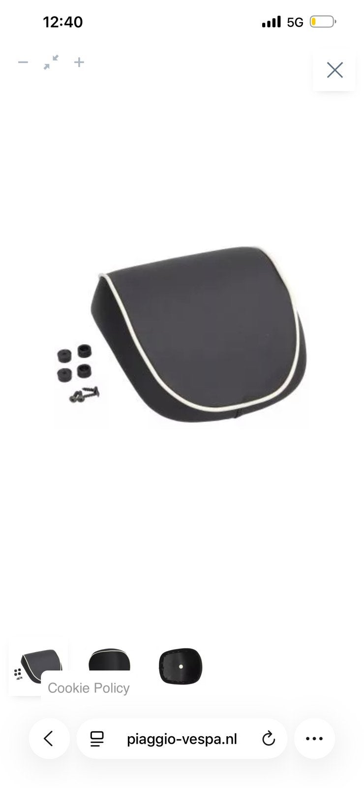 Topkoffer zadel vespa, Enlèvement, Comme neuf, Selle, Vespa