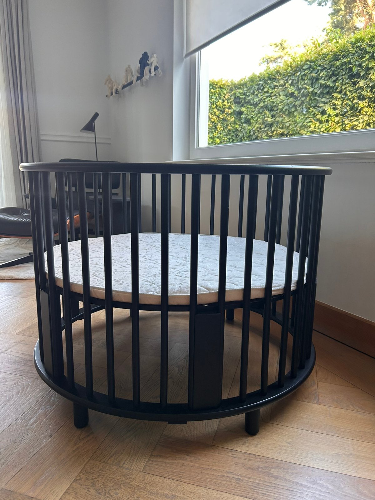 Rond babypark + matras, Kinderen en Baby's, Babyparken, Ophalen, Zo goed als nieuw, Rond