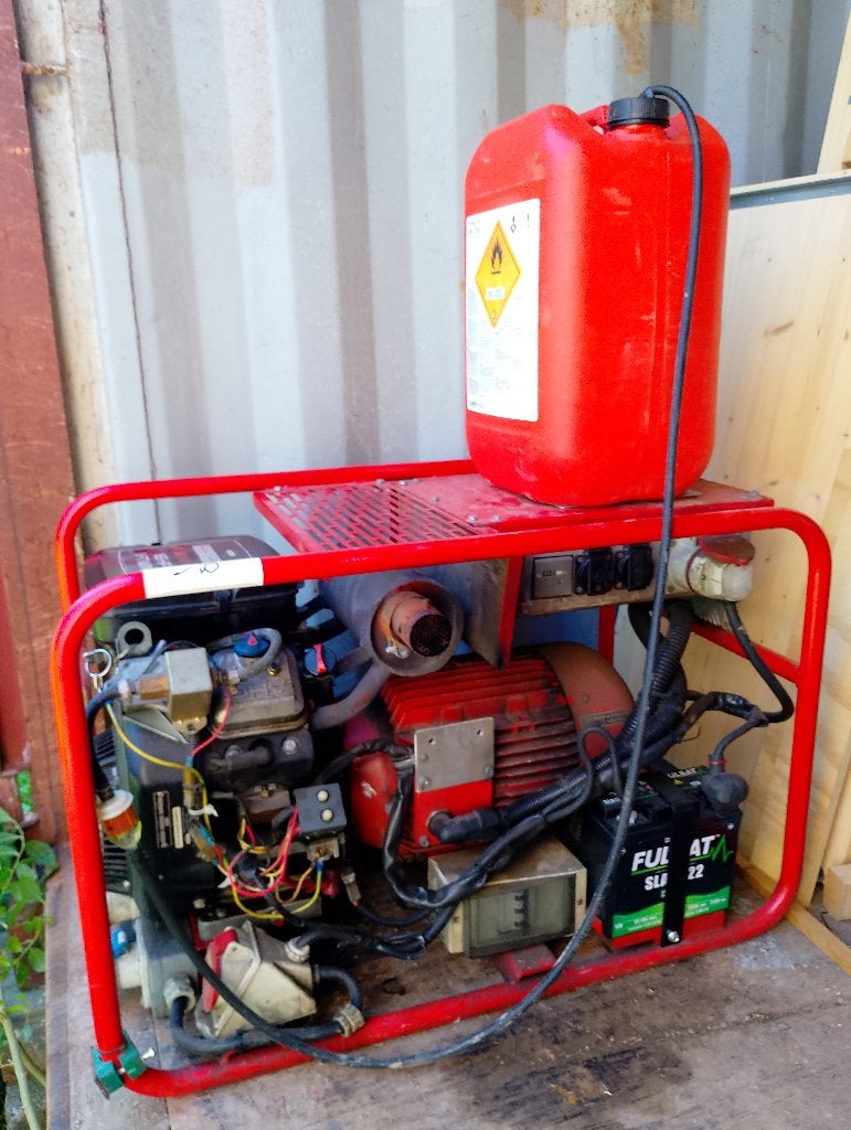 Generator Kirsch 9kva, Ophalen, Gebruikt, Elektrisch startend, Benzine