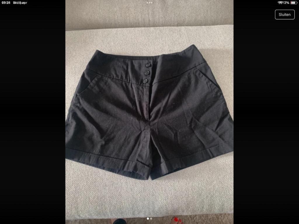 short zwart, Ophalen of Verzenden, Maat 38/40 (M), Zwart