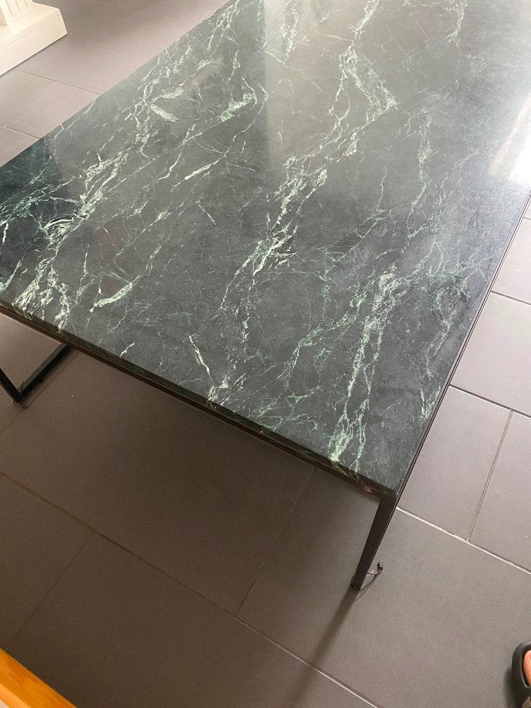 eettafel en bijpassend salon tafel, Ophalen, Overige materialen, Marmer, 50 tot 100 cm