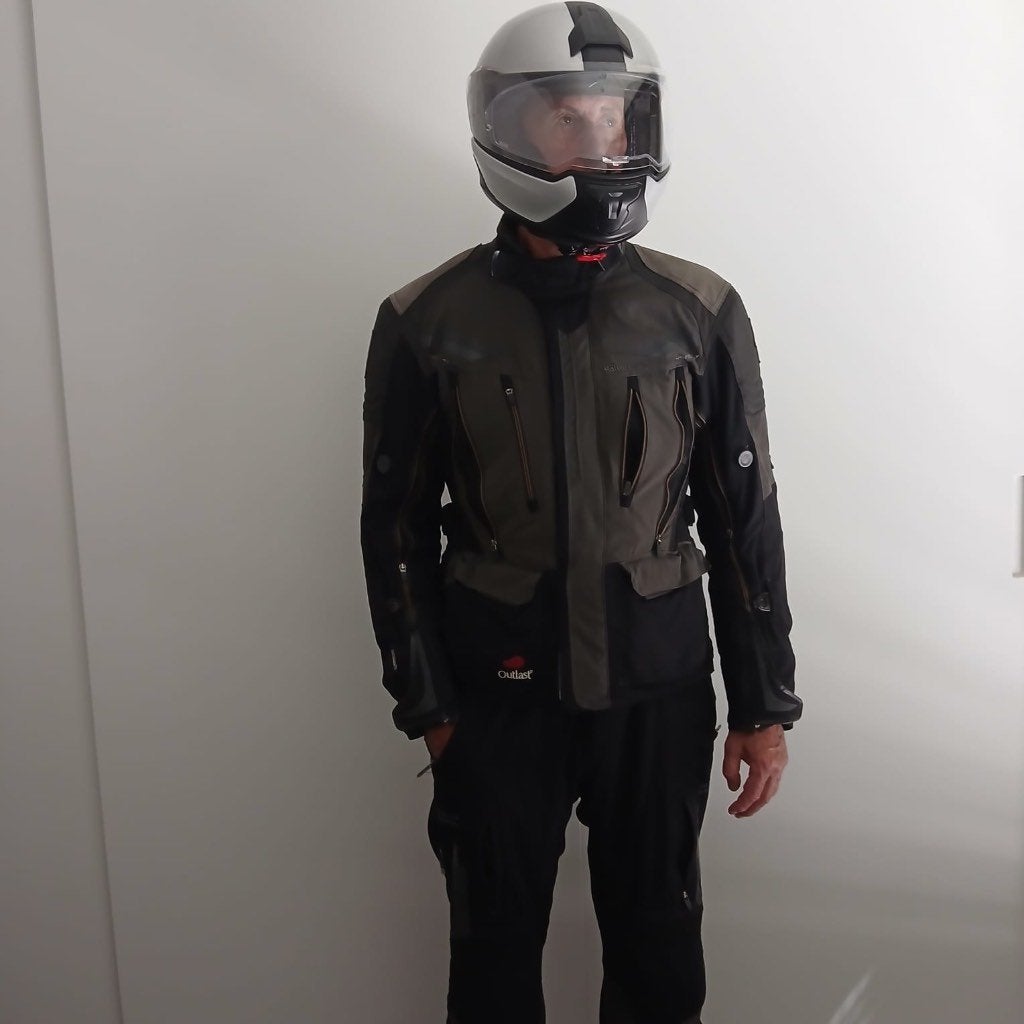 motorpak Halvarssons - helm - motorjeans - handschoenen, Motoren, Kleding | Motorkleding, Combipak, Heren, Tweedehands, Ophalen