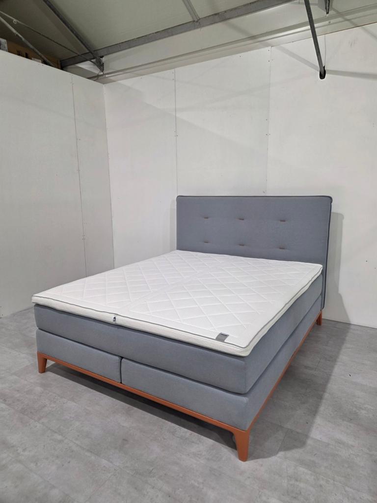 Showroom Auping Criade Boxspring 180x200 + Prestige Matras, Ophalen of Verzenden, 200 cm