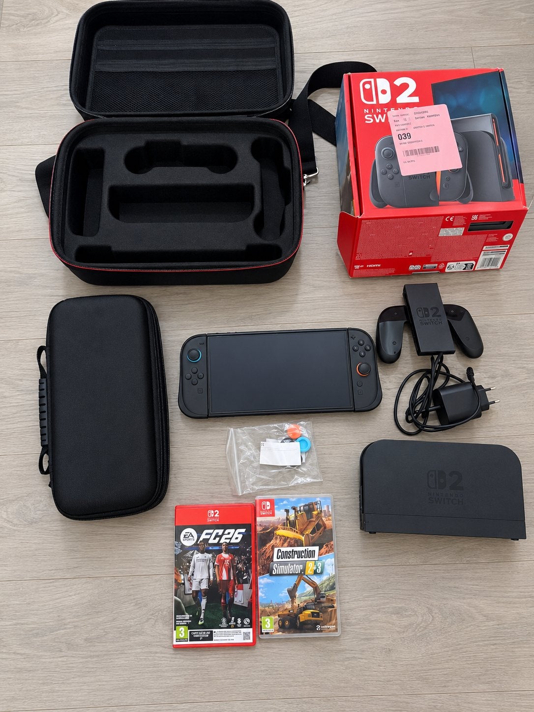 Nintendo Switch 2 + 2 jeux + accessoires – Garantie 14 mois, Consoles de jeu & Jeux vidéo, Enlèvement, Neuf, Avec jeux