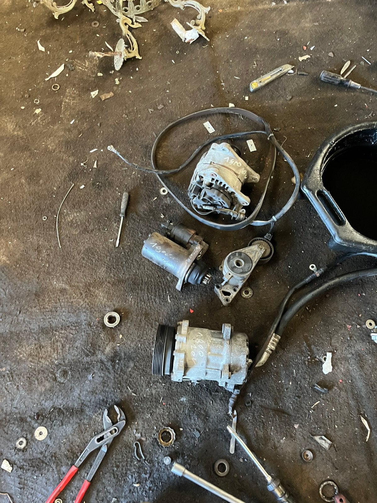 Golf 4 1800 20v versnellingsbak en andere onderdelen, Ophalen