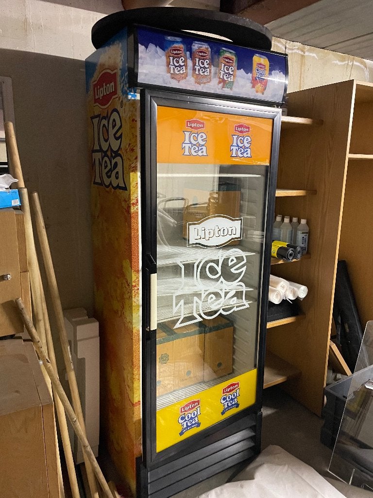 Horeca koelkast ICE-TEA werkt en koelt goed, Elektronische apparatuur, Koelkasten en IJskasten, Ophalen, 200 liter of meer, 60 cm of meer