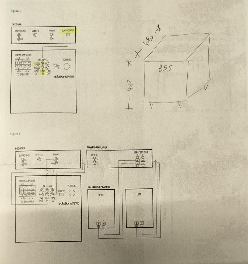 Subwoofer, Enlèvement, Subwoofer