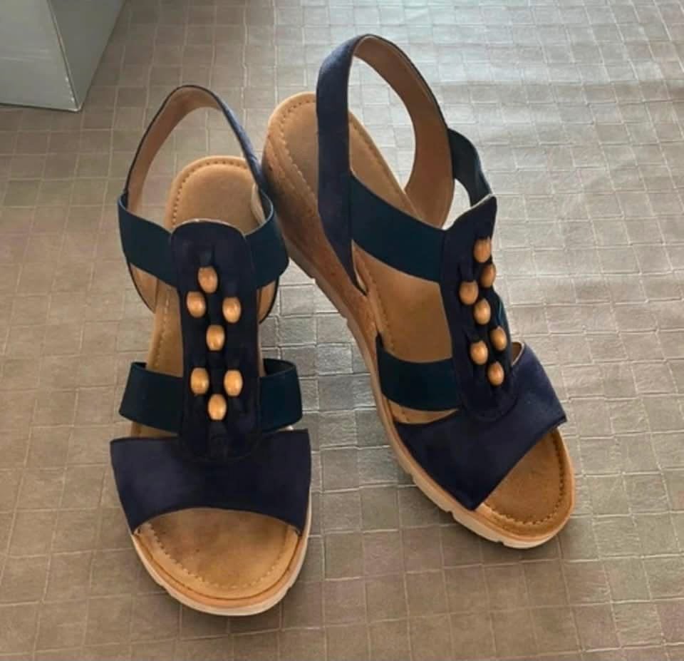 Suède sandalen Gabor ~ 39, Vêtements | Femmes, Chaussures, Comme neuf, Enlèvement, Bleu, Sandales et Mûles