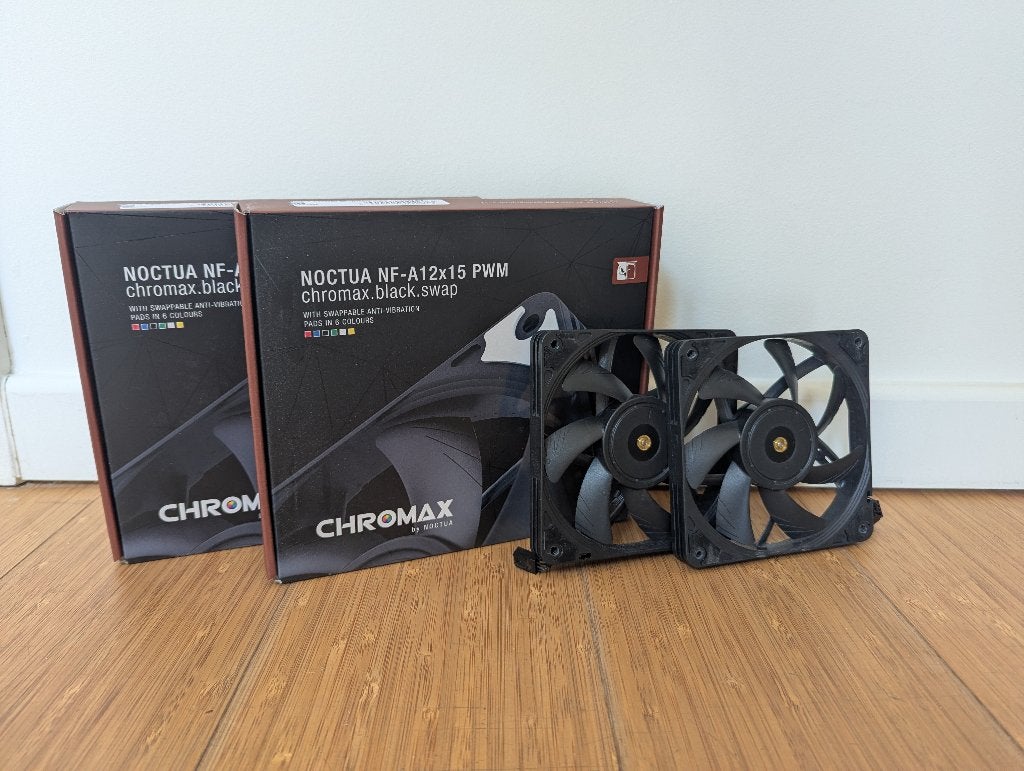 Ventilateur Noctua NF-A12x15 PWM chromax 120mm slim, Informatique & Logiciels, Refroidisseurs d'ordinateur, Comme neuf, Refroidisseur ordinateur à air