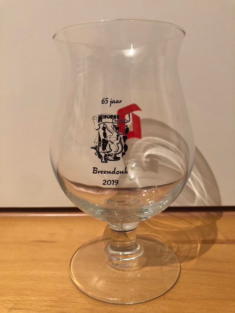 Duvel glas Mibrobe feesten, Ophalen of Verzenden, Nieuw, Bierglas