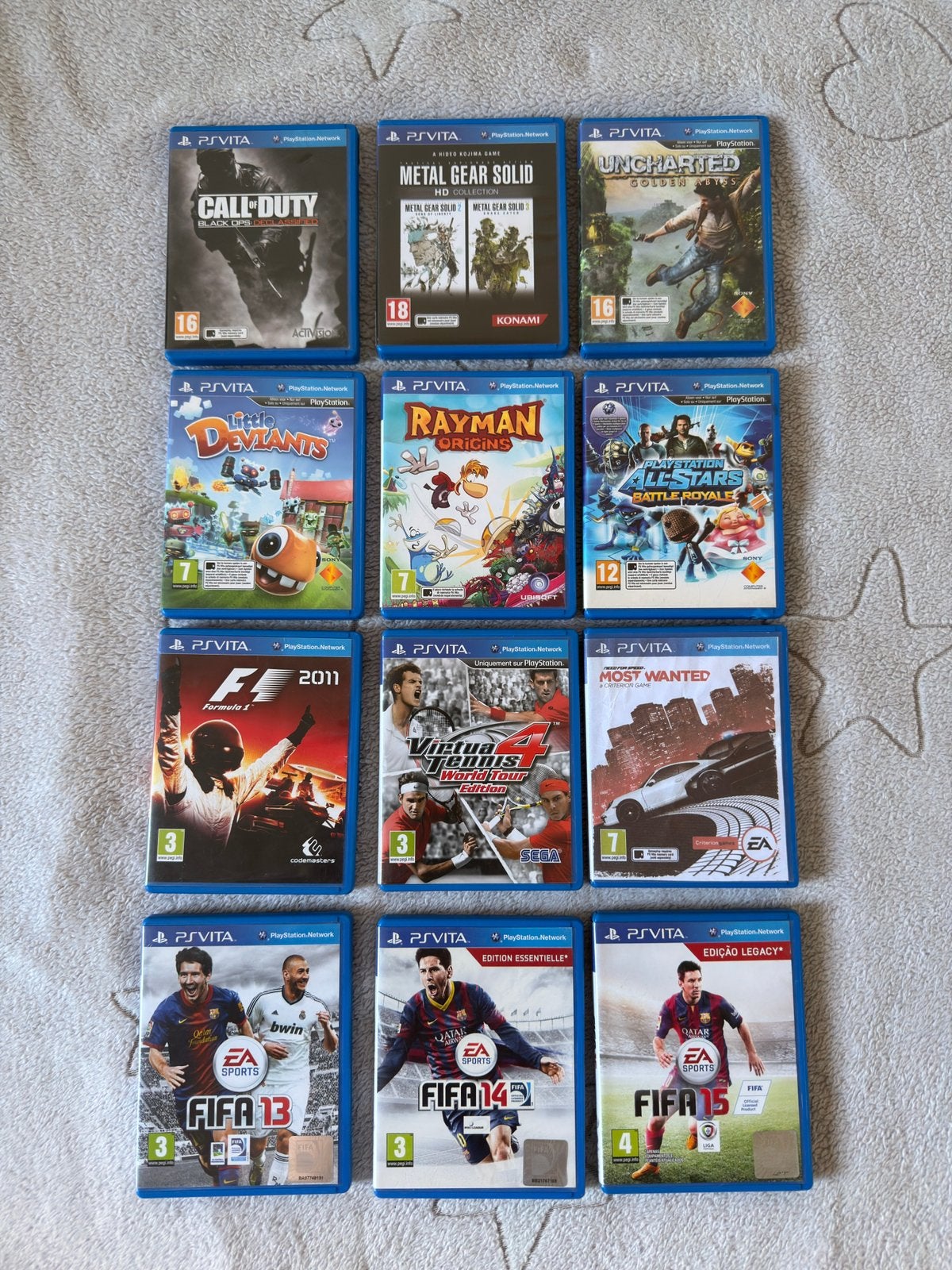 Playstation Vita Spellen 12 Stuck Werkt Perfect, Games en Spelcomputers, Ophalen, Zo goed als nieuw