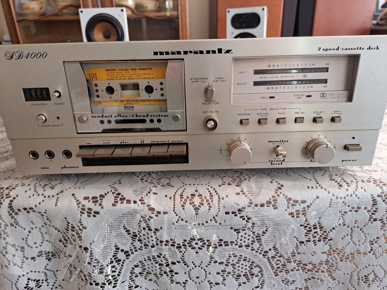 deck cassette marantz SD 4000, TV, Hi-fi & Vidéo, Enlèvement ou Envoi, Marantz