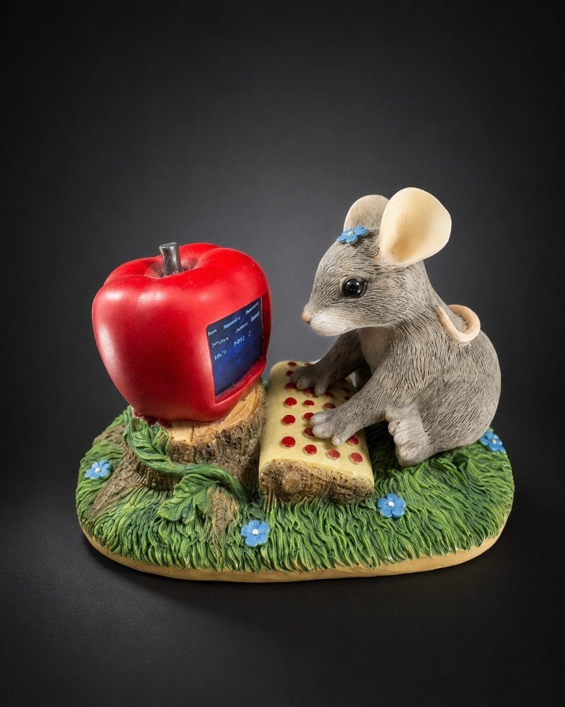 Charming Tails „Maxine Goes On-Line” -figuur, Verzamelen, Ophalen, Zo goed als nieuw, Dier
