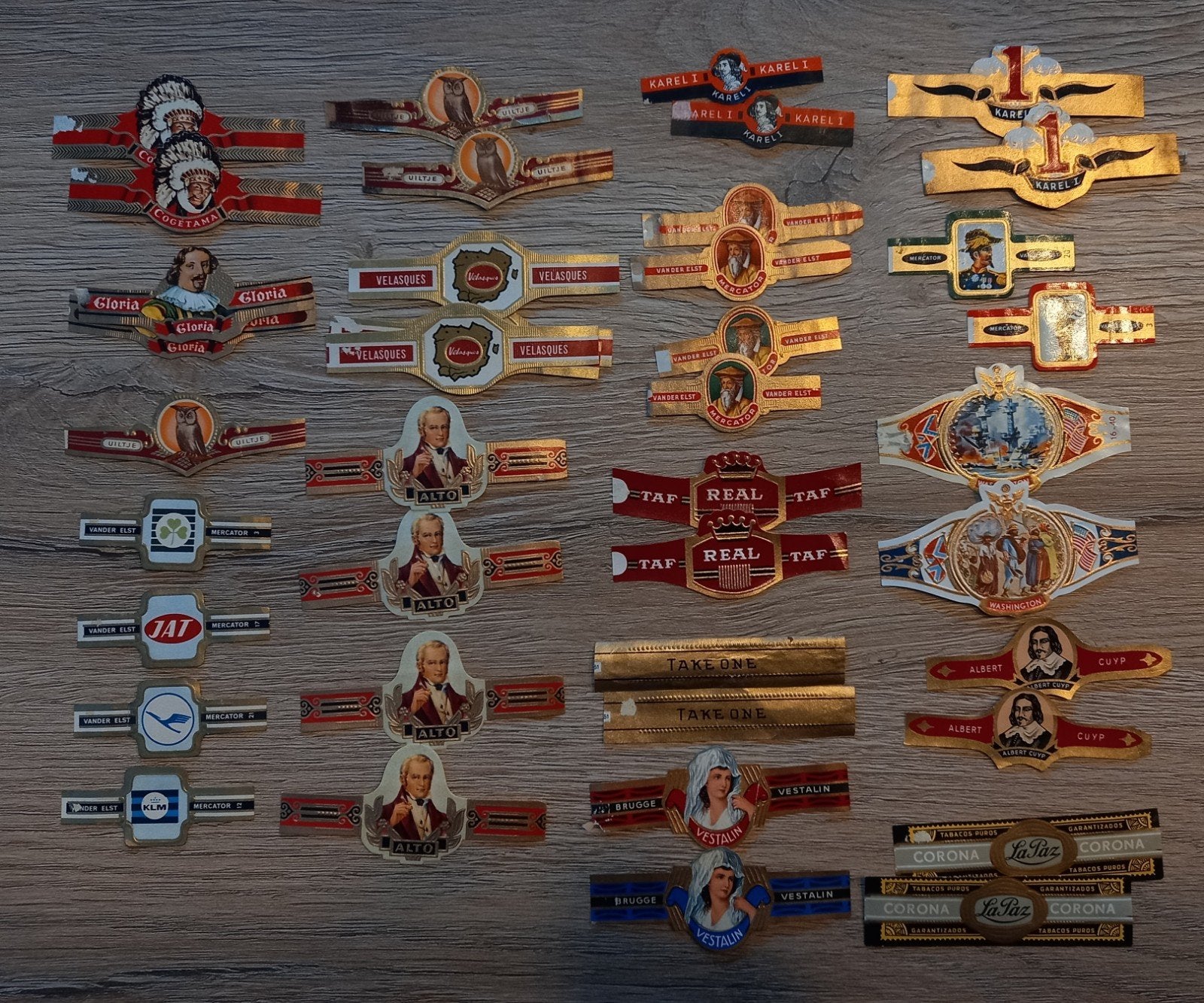 lot sigarenbandjes, Enlèvement