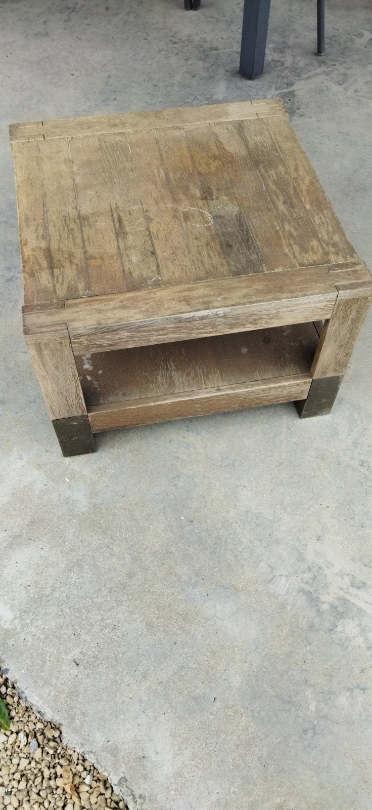 Teak tafeltje 60/60 /40, Ophalen