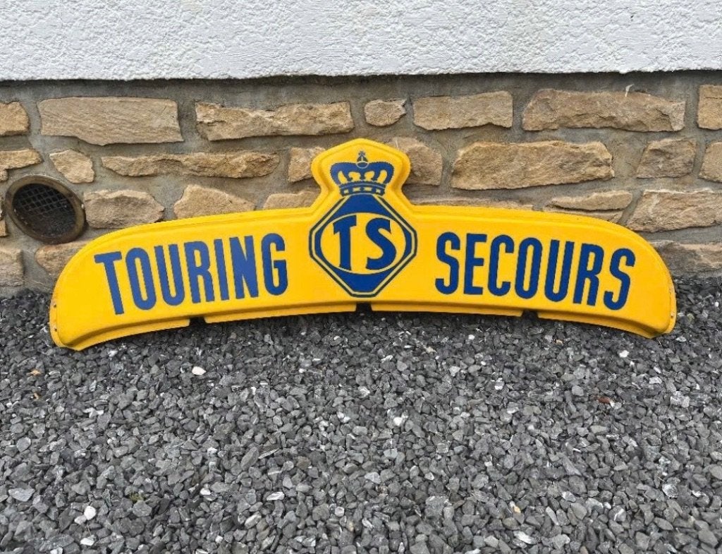 R4 TOURING SECOURS verlicht dakbord - Automobilia, Verzamelen, Ophalen, Overige typen