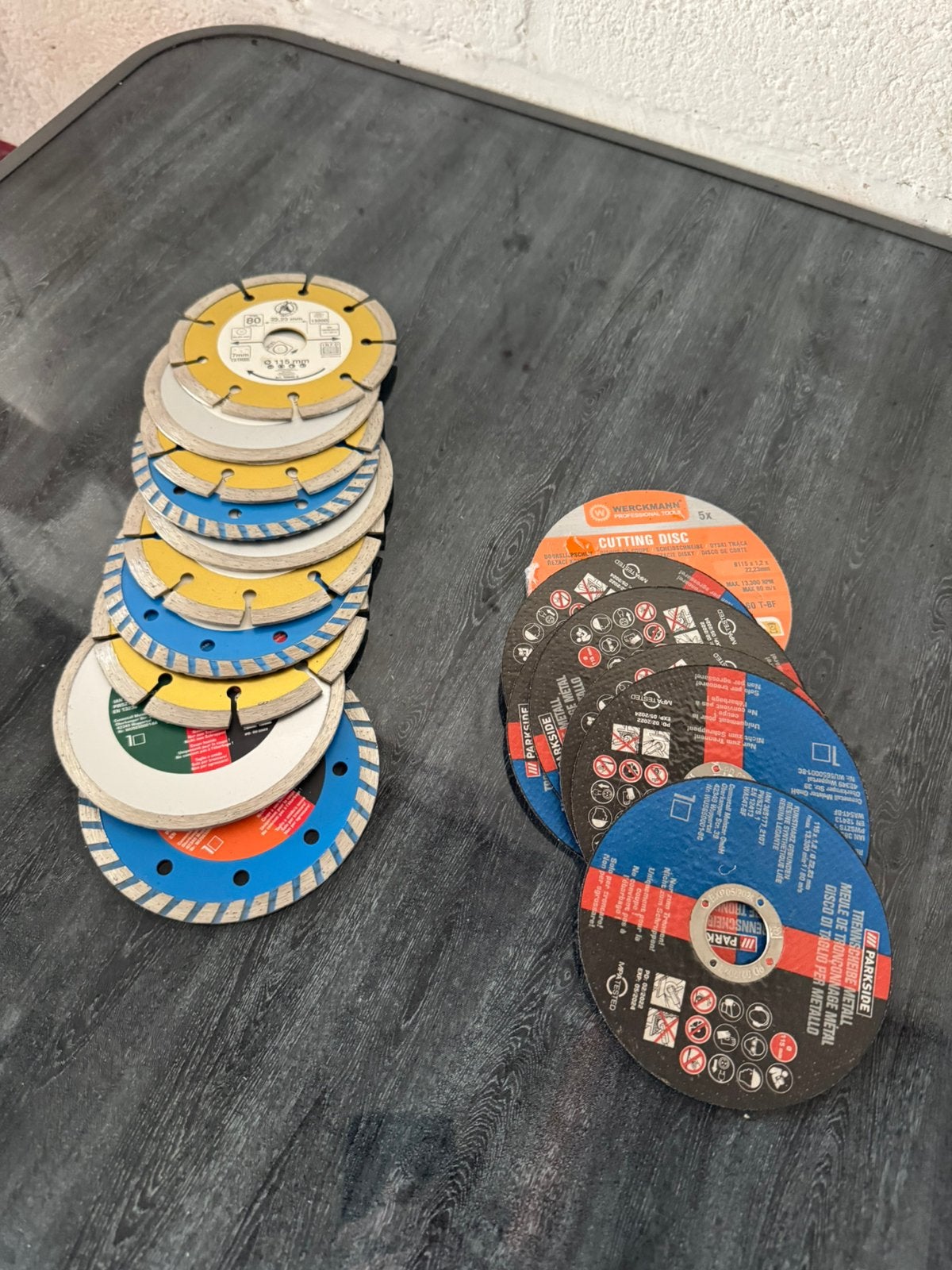 Diamantschijven & doorslijpschijven 115mm – lot, Doe-het-zelf en Bouw, Ophalen, Nieuw
