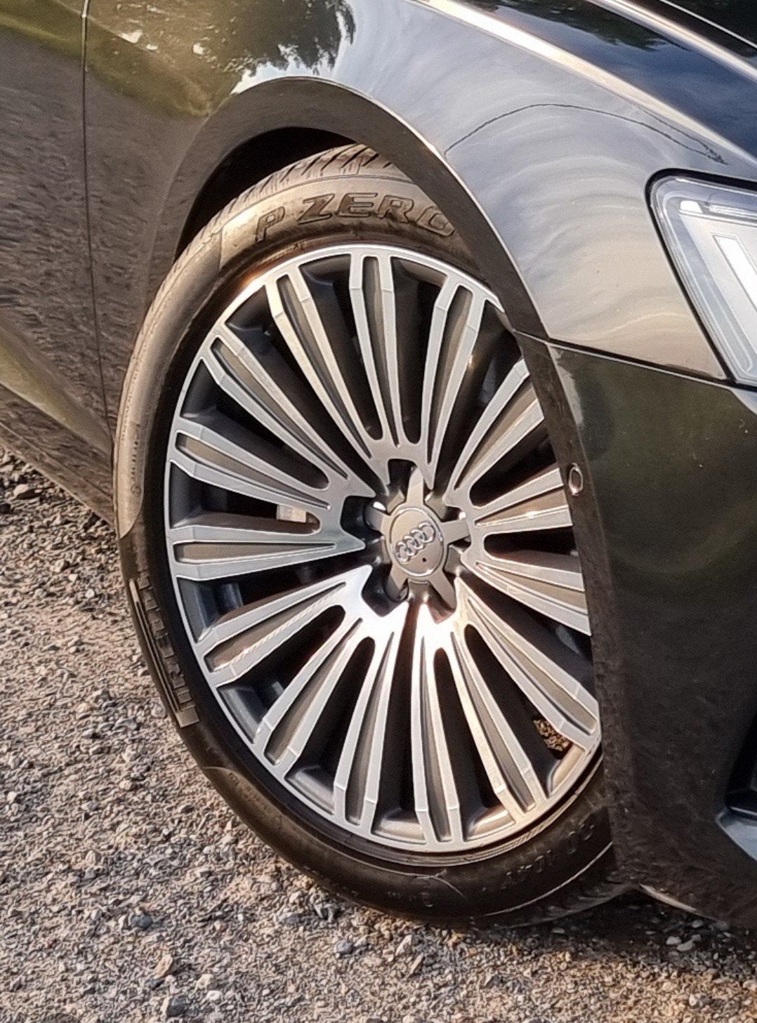 20 inch Audi velgen met banden, Auto-onderdelen, Banden en Velgen, Ophalen, Gebruikt, 265 mm, Band(en)