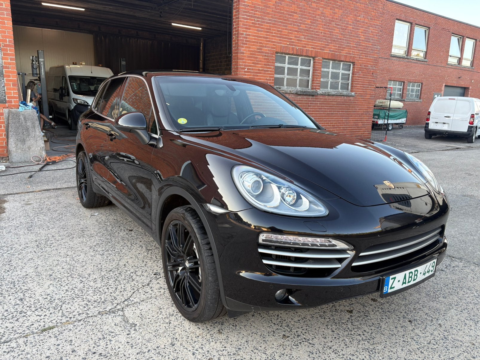 Porsche Cayenne 3.0 V6 Blanco GVV Top!!!, Auto's, Automaat, Zwart, 2995 cc, Zwart