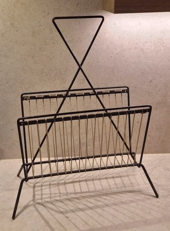 Vintage lectuurbak, Mid Century, stalen frame, Verzamelen, Ophalen of Verzenden, Huis en Inrichting