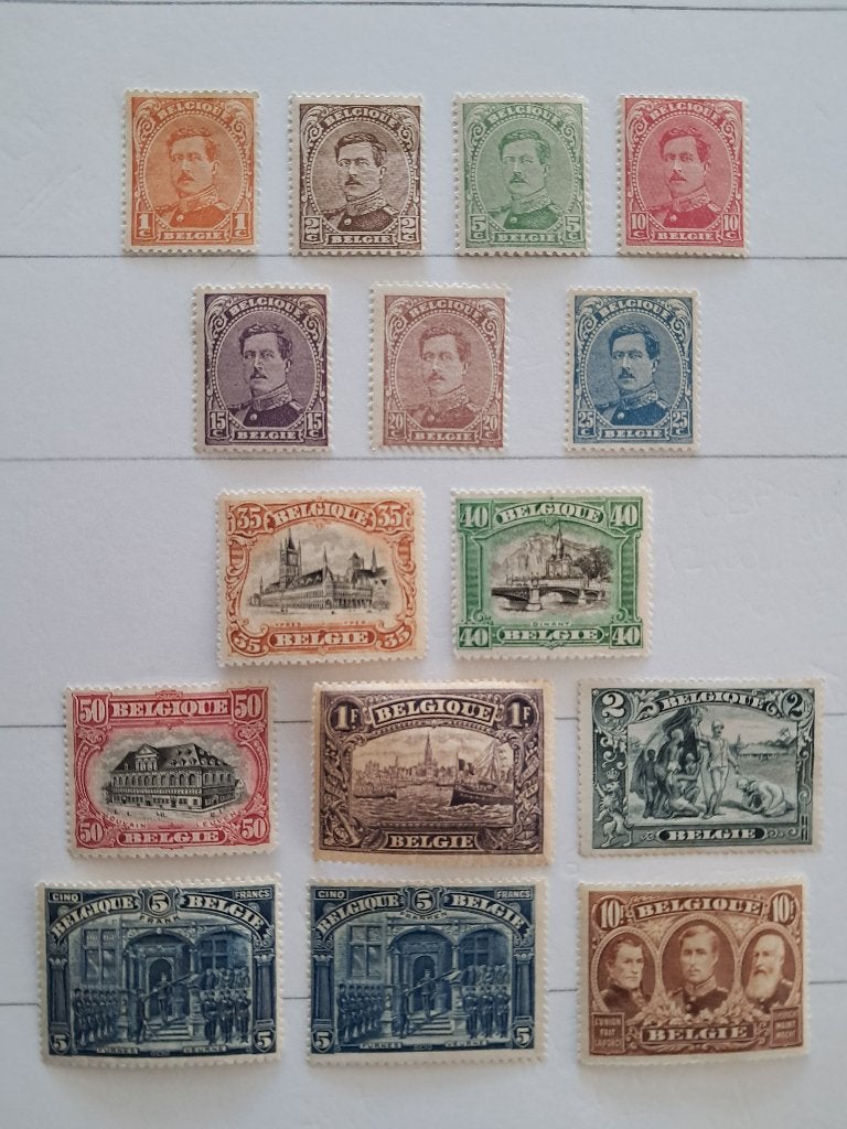 België 135/49** en 147 * Reeks genoemd "Franken", Koninklijk huis, Frankeerzegel, Ophalen of Verzenden, Zonder stempel