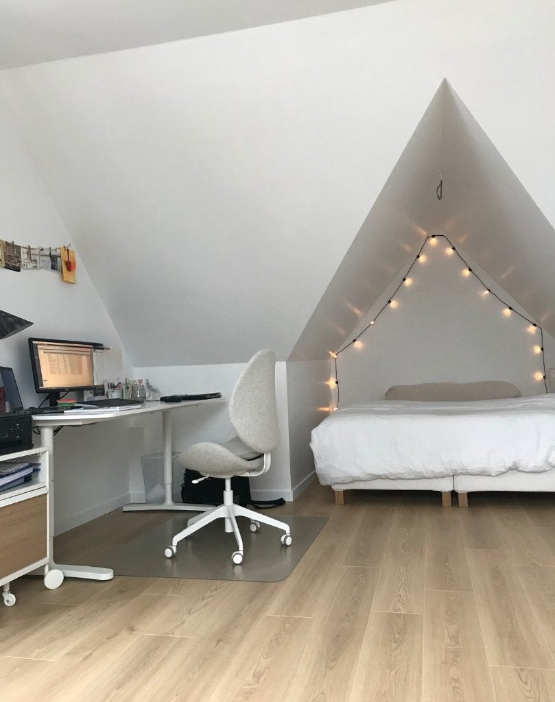 Bureau IKEA met ladekastje op wieltjes, Ophalen, 160 cm, Gebruikt, Scandinavisch