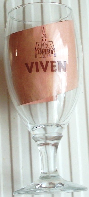 Bier glas brouwerij Viven (Kapelle) streekbier, Verzamelen, Ophalen of Verzenden, Zo goed als nieuw