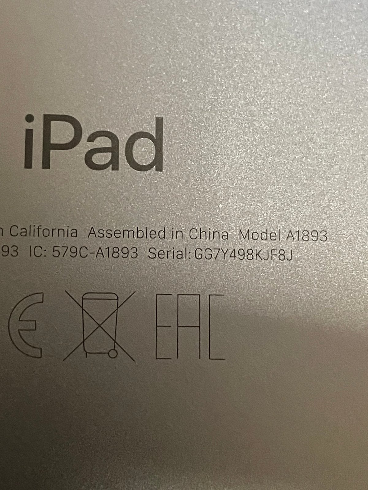 Ipad 6ème génération, Informatique & Logiciels, Enlèvement, Utilisé