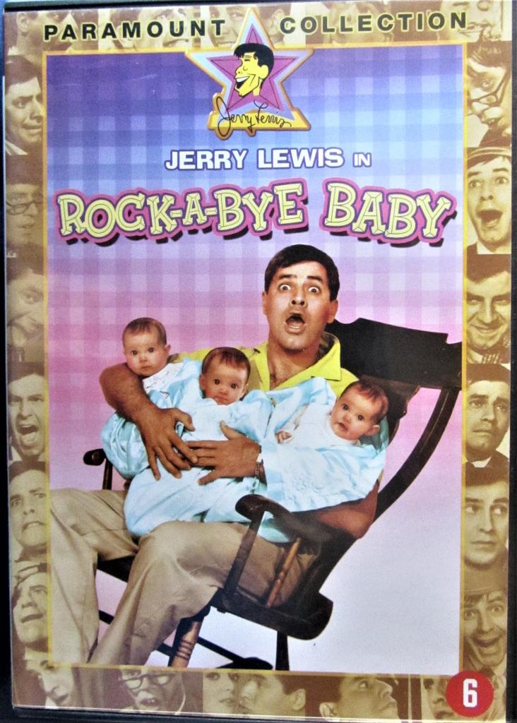 DVD KOMISCHE KOMEDIE- ROCK-A-BYE BABY (JERRY LEWIS),  (1958), Cd's en Dvd's, Alle leeftijden, Ophalen of Verzenden, Zo goed als nieuw