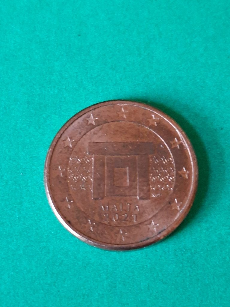 2021 Malta 1 eurocent, Postzegels en Munten, Munten | Europa | Euromunten, Losse munt, 1 cent, Malta, Verzenden