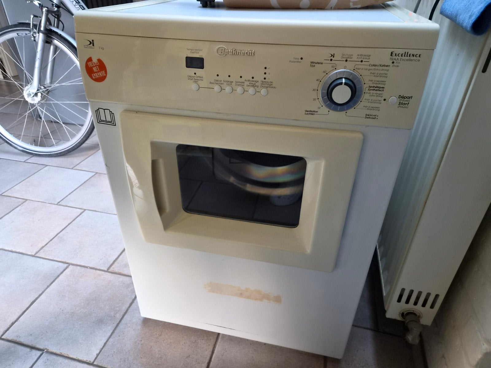Bauknecht TRALA Excellence wasdroger - 75 kg (werkt heel goe, Elektronische apparatuur, Ophalen
