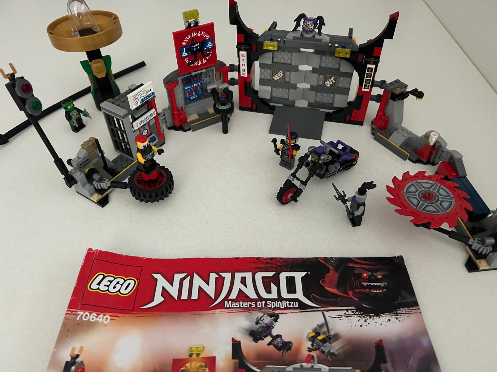 Set Lego 70640 Siège social de Spinjitsu, Lego, Ensemble complet, Comme neuf, Enlèvement