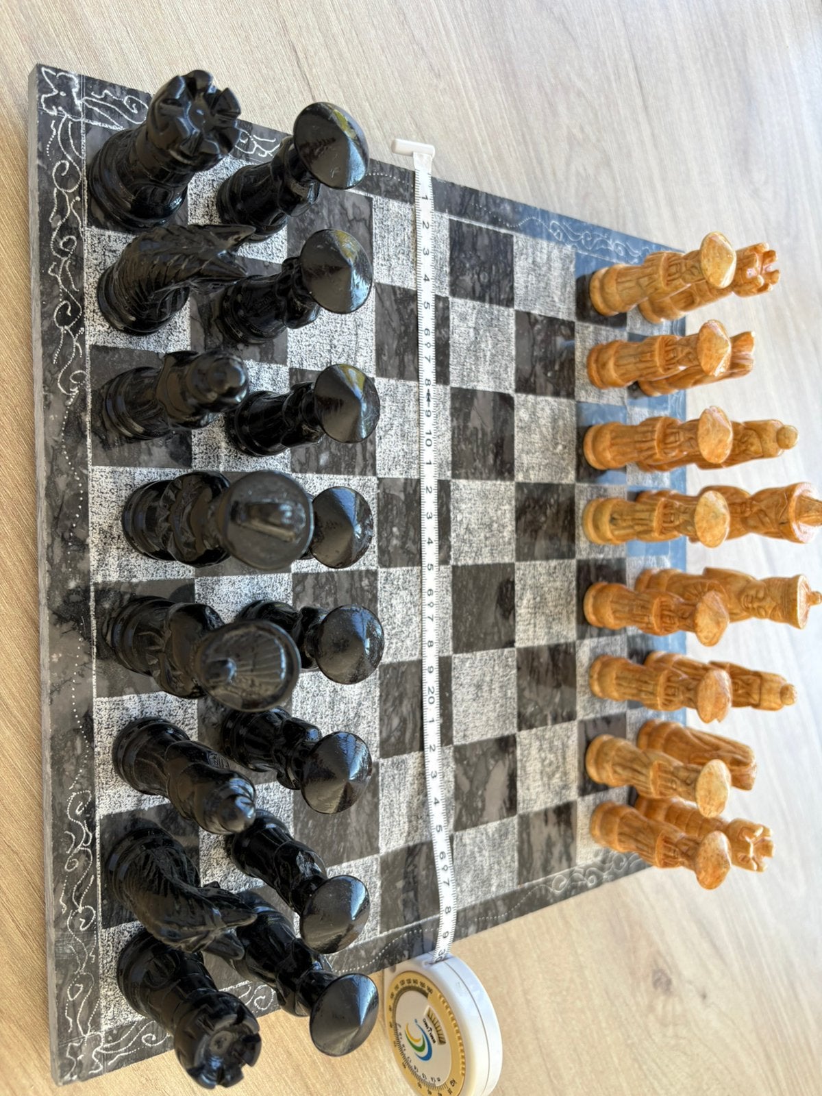 Jeu d echec en Pierre Style Asiatique, Enlèvement ou Envoi, Comme neuf