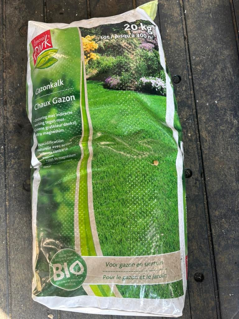 20 kg gazonkalk gratis op te halen, Ophalen