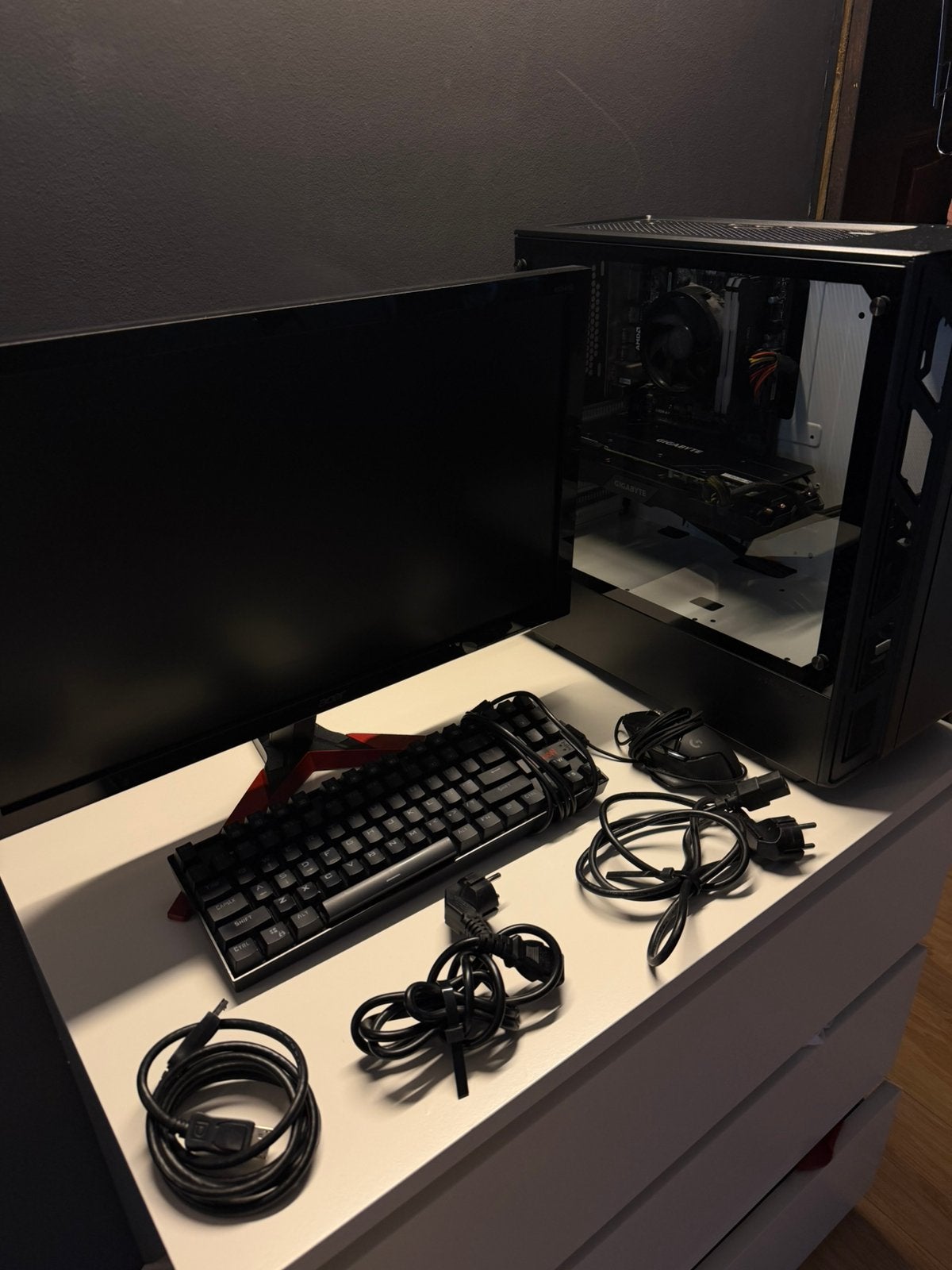 Gaming pc, Informatique & Logiciels, HDD, Avec moniteur, Enlèvement, Utilisé