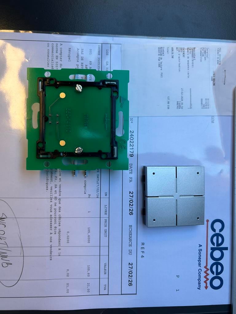 Niko Home control bouton poussoir, Enlèvement, Neuf