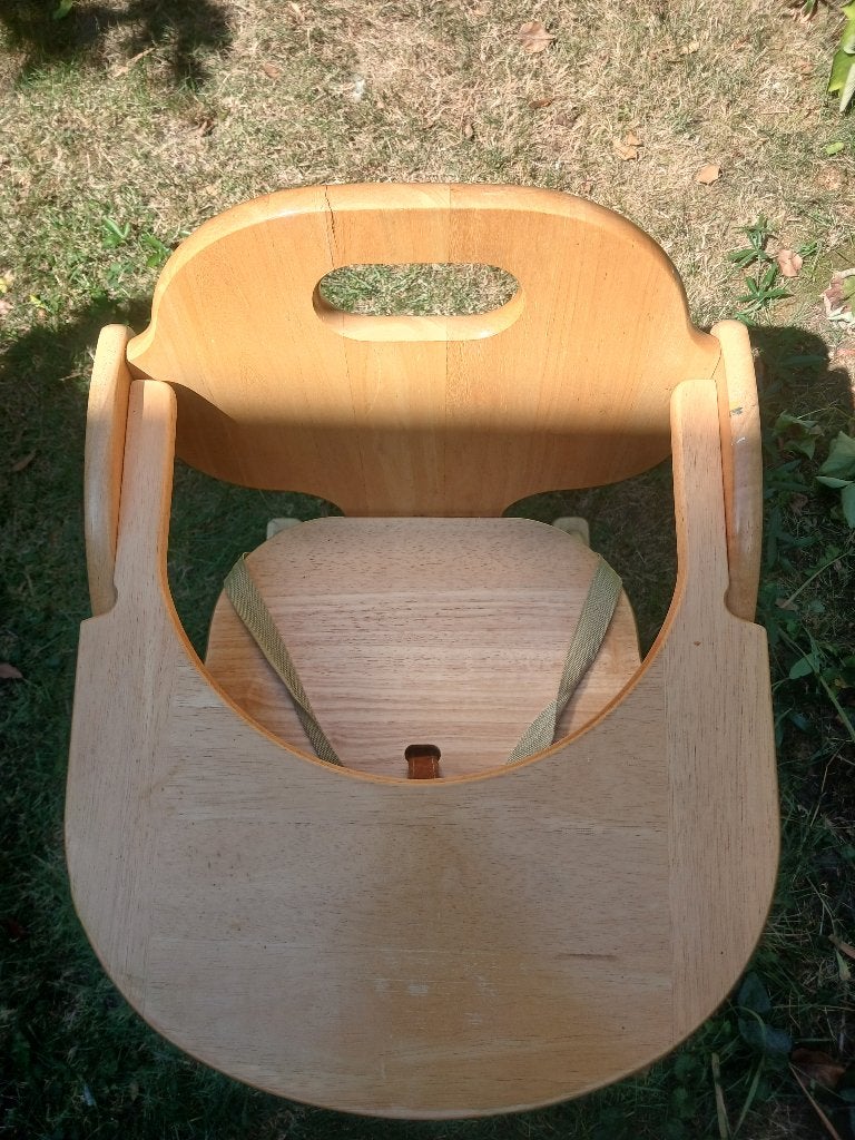 Houten kinderstoel, Kinderen en Baby's, Kinderstoelen, Ophalen, Zo goed als nieuw, Overige typen