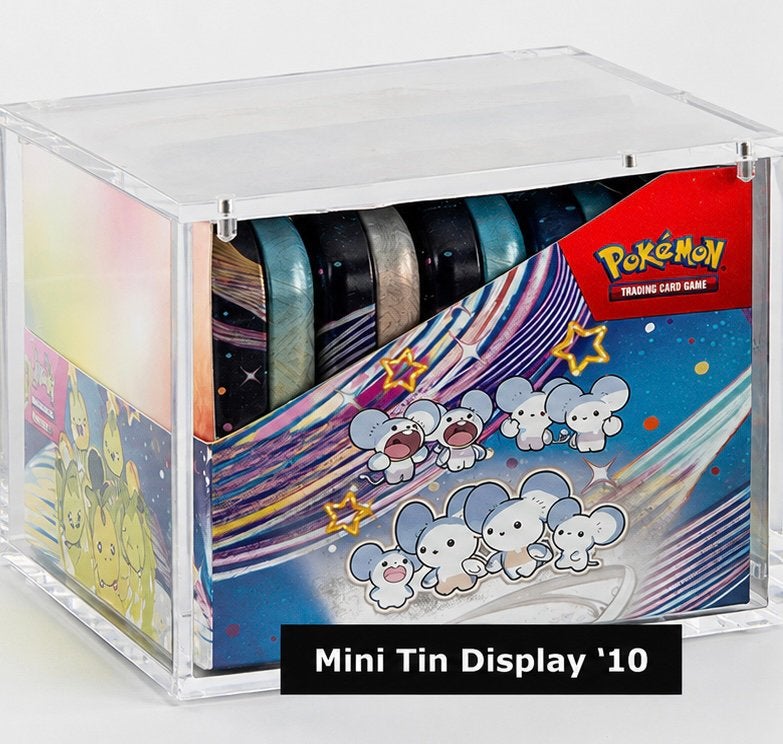 UV Resistant Magnetic Acrylic Display Case for Mini Tin ’10, Enlèvement ou Envoi, Comme neuf