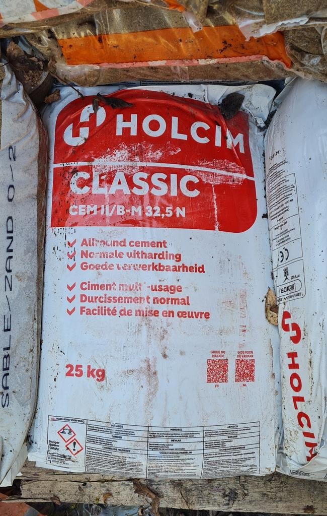 Holcim classic allround cement, Ophalen